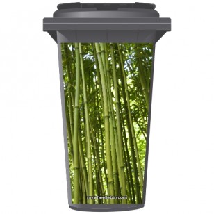 Bamboo Wheelie Bin Sticker Panel